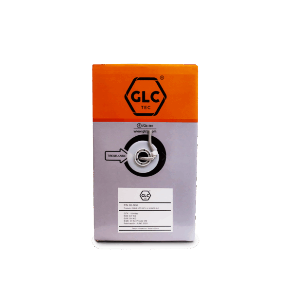 Cable UTP Cat. 6 Interior x 305mts | GLC / CE-1430