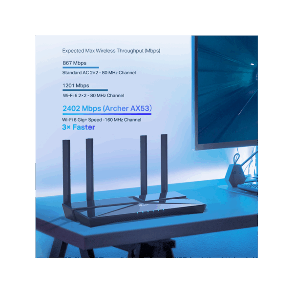 ARCHER AX53-4 Router Wi-Fi 6 Dual Band AX3000 | TP-Link / ARCHER AX53