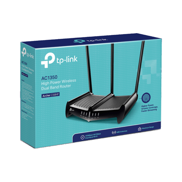 Router WiFi Dual Alta Potencia AC1350 | TP-Link / ARCHER C58HP