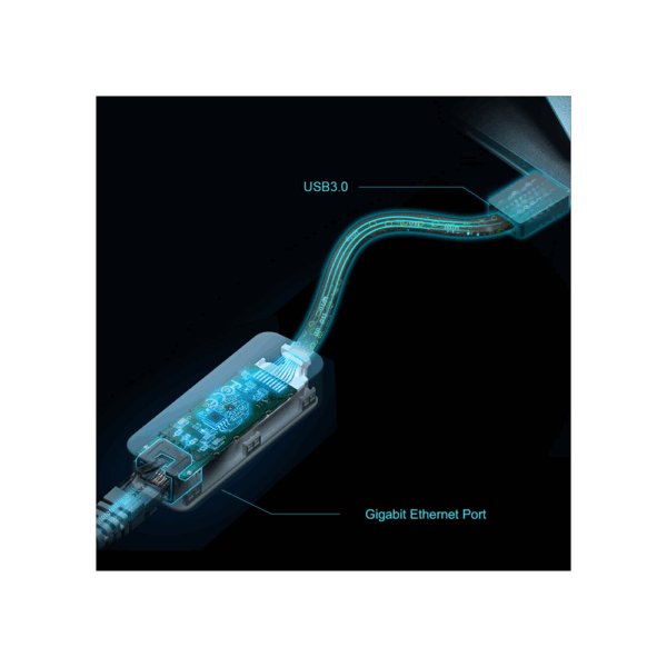 Adapt de red USB 3.0 a RJ45 Gigabit | TP-Link / UE306