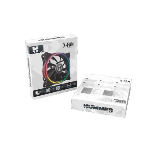 Cooler X-Fan ARGB Halo Ring Fan | NOX / NXHUMMERXFAN