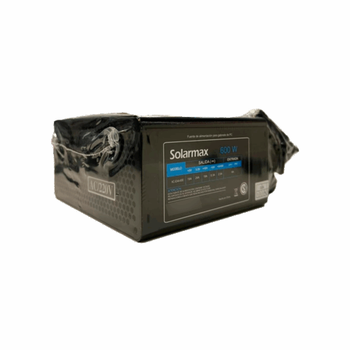 Fuente SLIM para PC 600w | Solarmax / KC-EAA-600