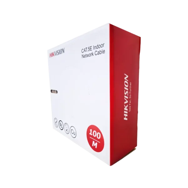 DS-1LN5E-S-100-3_w Cable UTP Cat. 5e Interior x 100mts | HIKVISION / DS-1LN5E-S-100