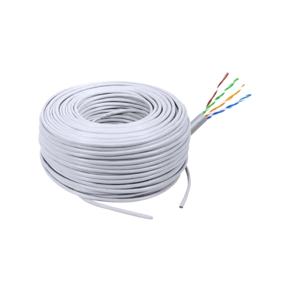 DS-1LN5E-S-100-4_w Cable UTP Cat. 5e Interior x 100mts | HIKVISION / DS-1LN5E-S-100