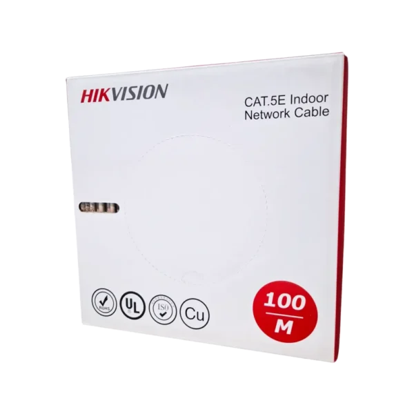 DS-1LN5E-S-100_w Cable UTP Cat. 5e Interior x 100mts | HIKVISION / DS-1LN5E-S-100
