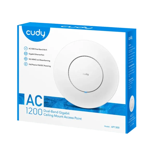 AP1300-4_w Punto de acceso Wi-Fi Gigabit AC1200 | Cudy / AP1300