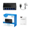 GS105D-3 Switch Gigabit 5 puertos 10/100/1000 | Cudy / GS105D