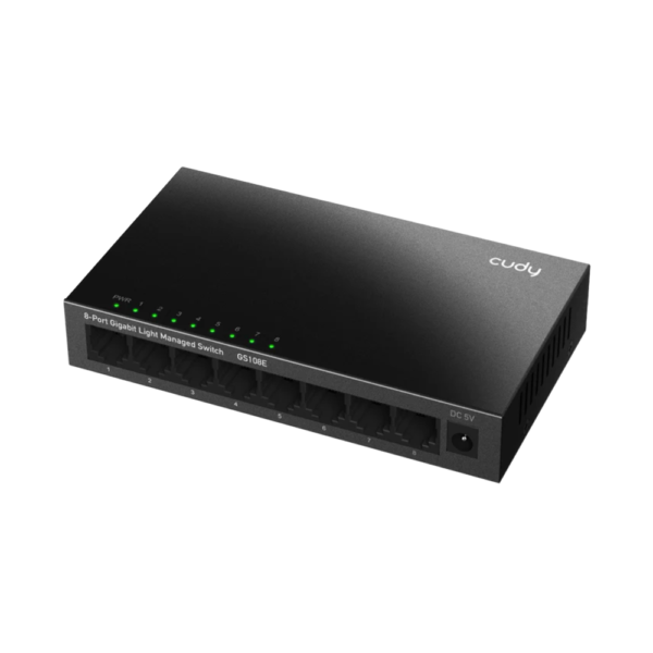 GS108E Switch Gigabit 8 puertos 10/100/1000 | Cudy / GS108E