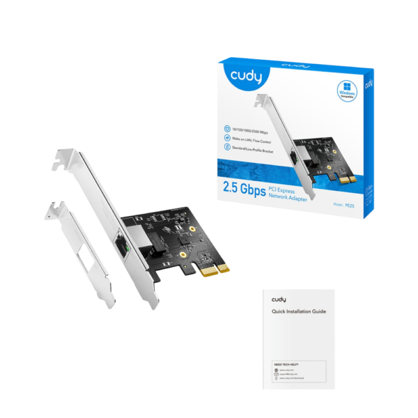 PE25-2 Placa de Red PCIE 2.5 Gbps | Cudy / PE25